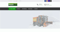 Desktop Screenshot of knychtech.pl